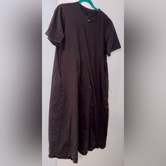 Uniqlo XL Dark Gray dress with pockets - Picture 3 of 6